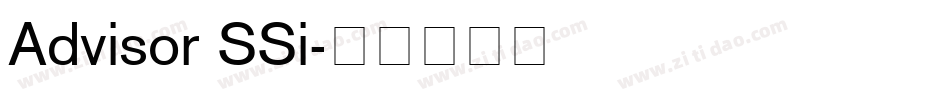 Advisor SSi字体转换